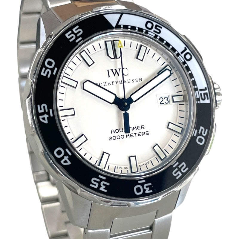 【IWC】インターナショナルウォッチカンパニー アクアタイマー IW356805 腕時計 ステンレススチール メンズ ダイバー AQUATIMER SS/SS ホワイト