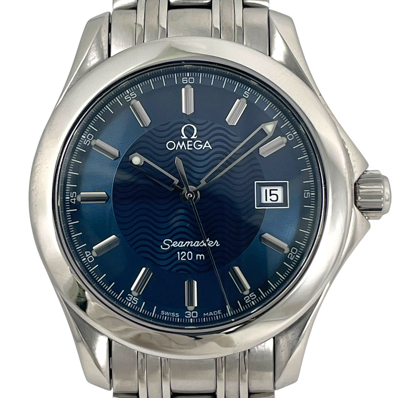 【OMEGA】オメガ シーマスター120m 2511.81 腕時計 ステンレススチール メンズ 新品仕上げ済 SS/SS ブルー文字盤