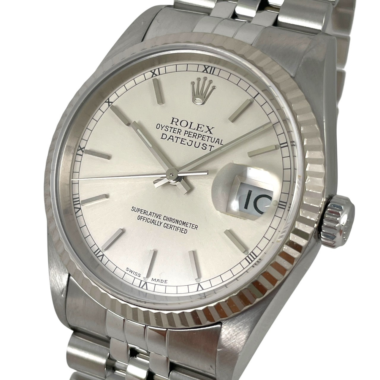 【ROLEX】ロレックス デイトジャスト 16234 腕時計 SS/WG メンズ 外装仕上げ済 ジュビリーブレス