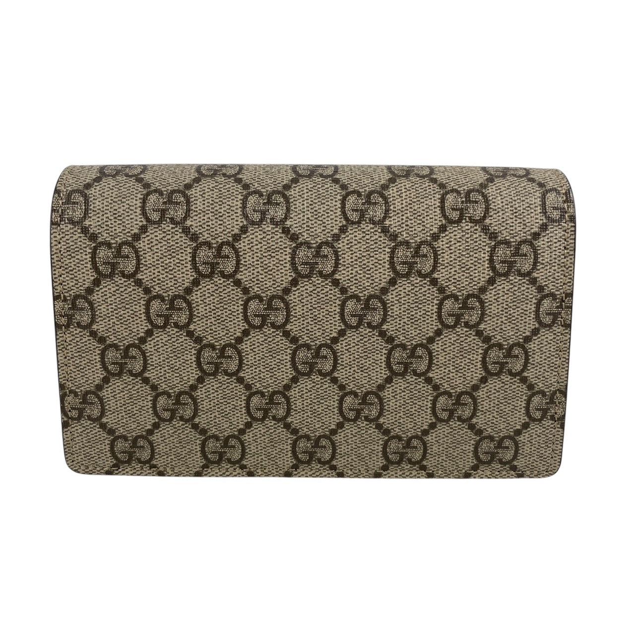 【GUCCI】グッチ ディオニュソス スーパーミニバッグ 476432 ショルダーバッグ レザーレディース チェーンショルダー GGスプリーム ポシェット ベージュ