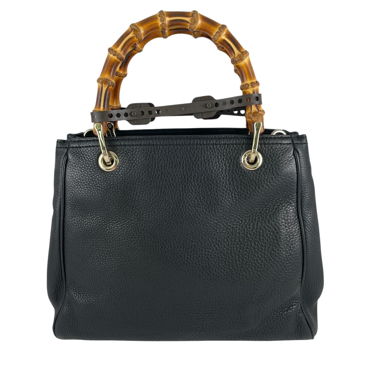 【GUCCI】グッチ スモールショッパー 336032 ショルダーバッグ レザー レディース バンブー トートバッグ ハンドバッグ 2way ブラック