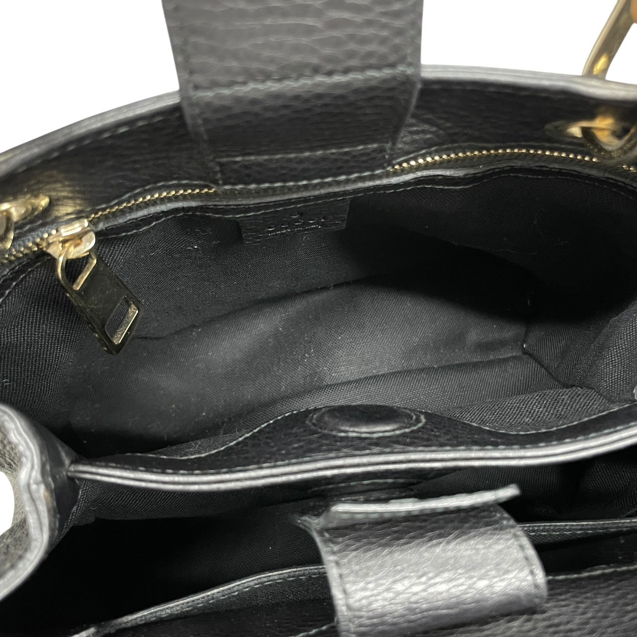 【GUCCI】グッチ スモールショッパー 336032 ショルダーバッグ レザー レディース バンブー トートバッグ ハンドバッグ 2way ブラック