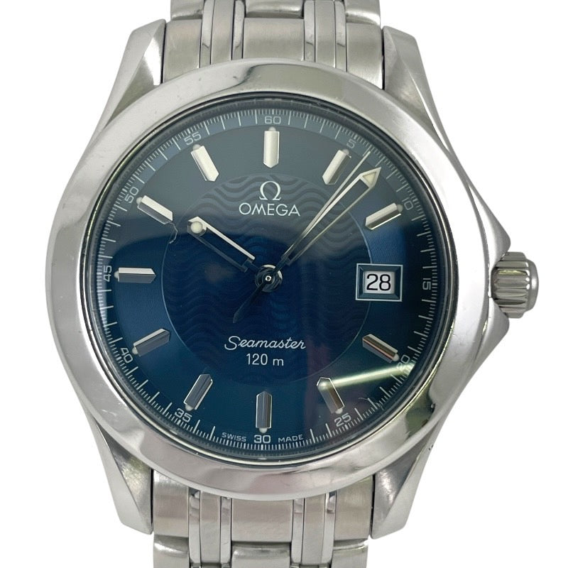 【OMEGA】オメガ シーマスター120m 2511.81 腕時計 ステンレススチールメンズ SS/SS ブルー文字盤 クォーツ