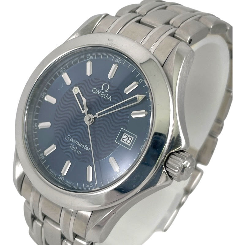 【OMEGA】オメガ シーマスター120m 2511.81 腕時計 ステンレススチールメンズ SS/SS ブルー文字盤 クォーツ
