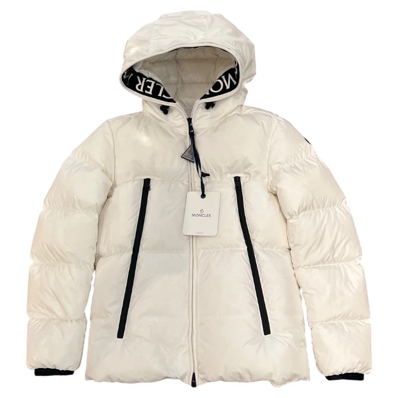 【MONCLER】モンクレール MONTCLA ダウンジャケットメンズ サイズ1 モンクラー 白 フード