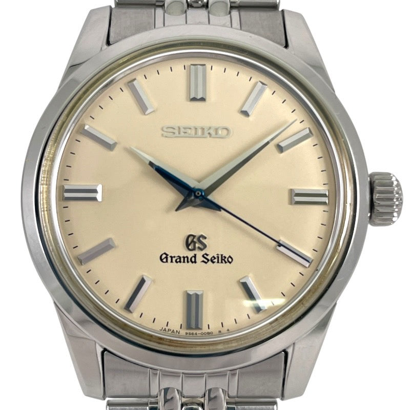 【Grand Seiko】グランドセイコー 9S64-00A0 SBGW035 腕時計 ステンレススチールメンズ メカニカル アイボリー文字盤 手巻き