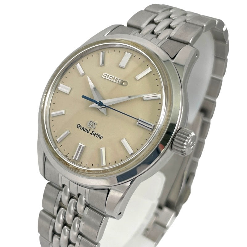 【Grand Seiko】グランドセイコー 9S64-00A0 SBGW035 腕時計 ステンレススチールメンズ メカニカル アイボリー文字盤 手巻き