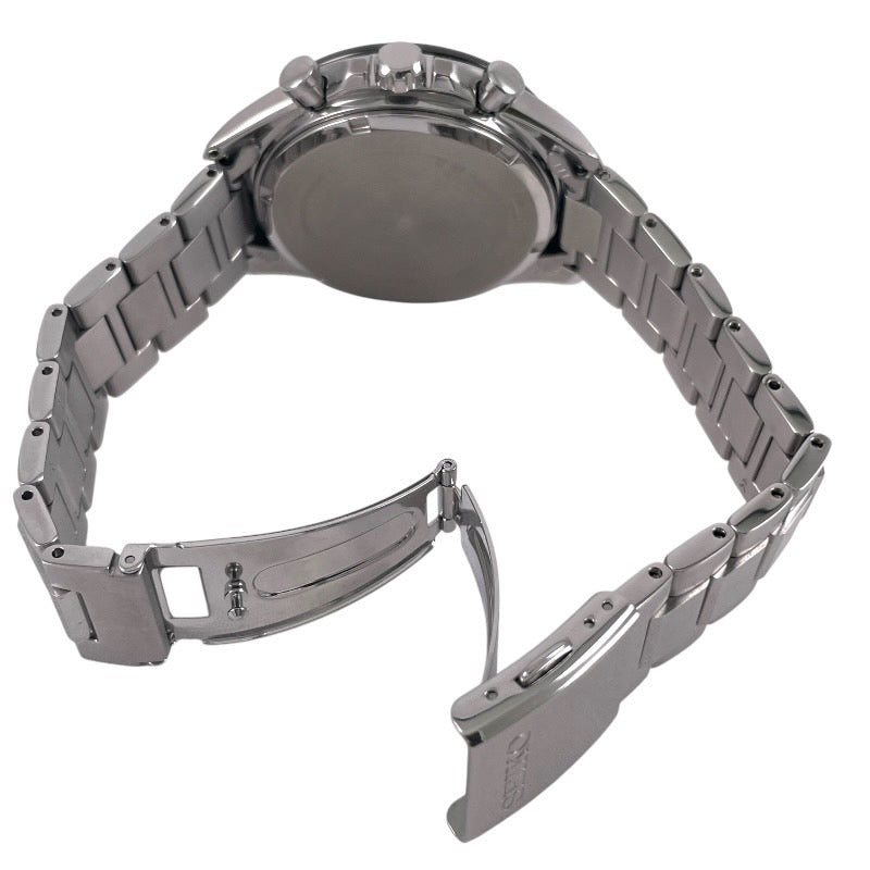 【SEIKO】セイコー セレクション SBPY165 腕時計 ステンレススチール メンズ V175-0FA0 クロノグラフ ソーラー Sシリーズ パンダ