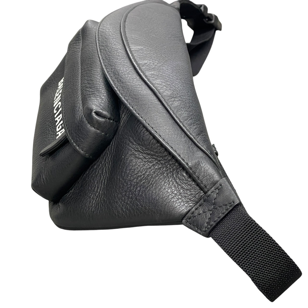 【BALENCIAGA】バレンシアガ エブリデイ ベルトパック 579617 ウエストバッグ レザーメンズ ボディバッグ ショルダーバッグ ロゴ 黒 ブラック