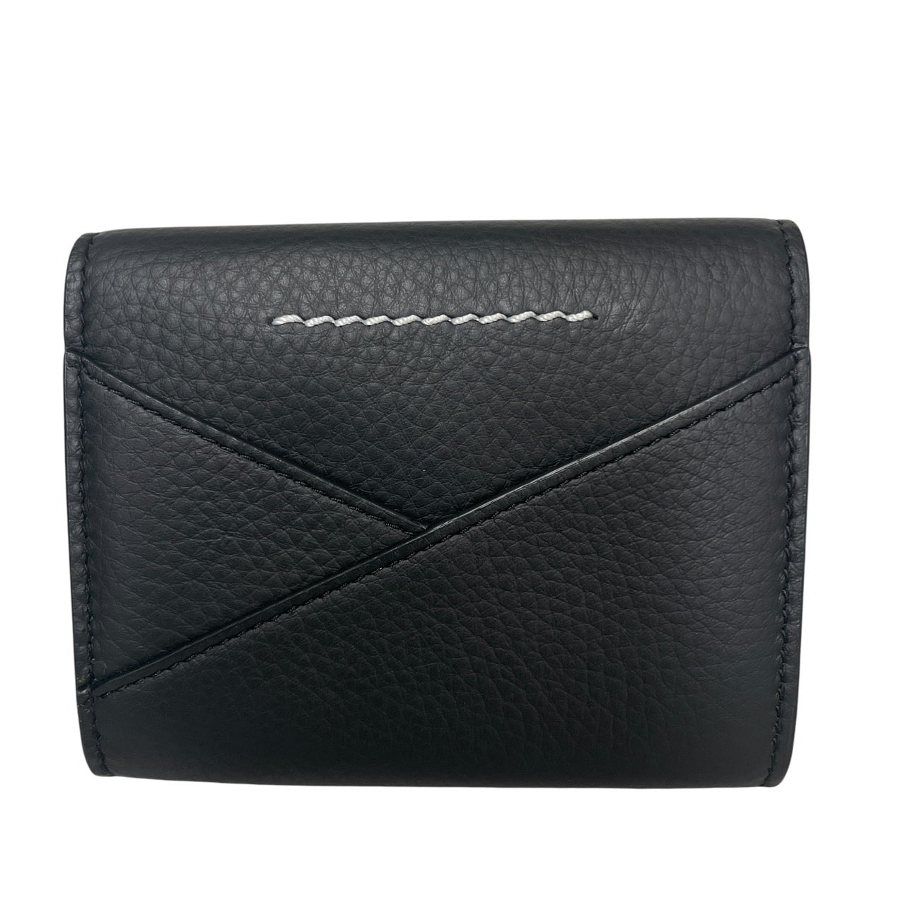 ジャパニーズ6 SA5UI0010 二つ折り財布 レザー レディース 【Maison Margiela】メゾンマルジェラ MM6 ブラック フラップウォレット