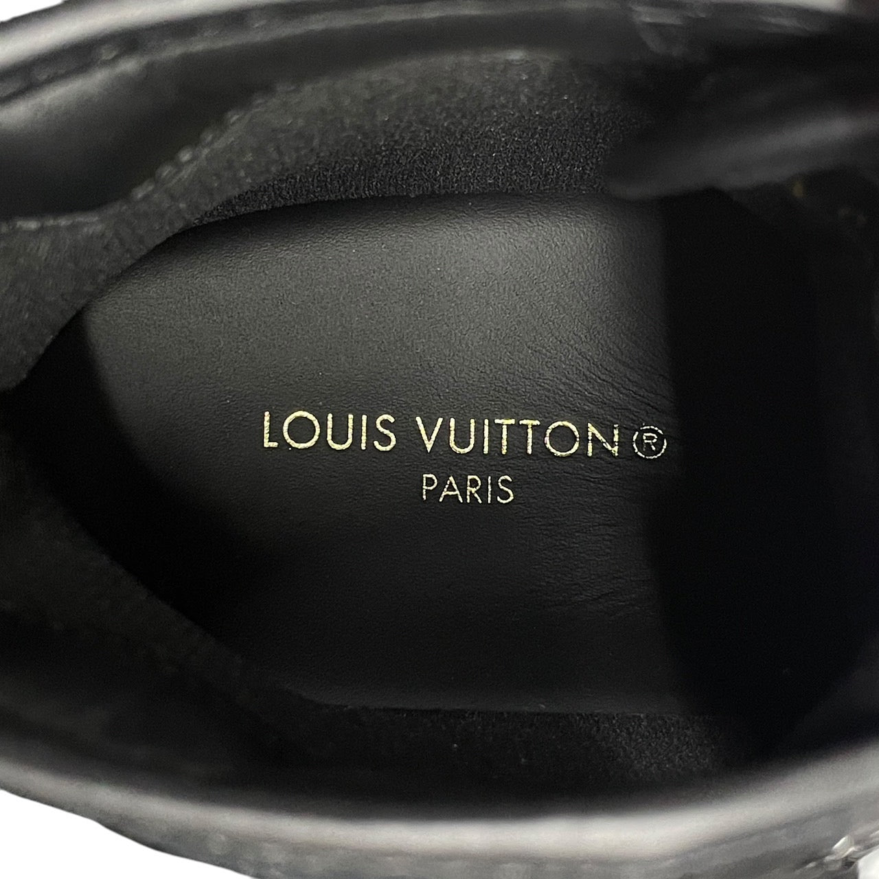 【LOUIS VUITTON】ルイ・ヴィトン SQUAD 1A96ER スニーカー キャンバス レディース LVスクァッドライン ハイカット モノグラム ブラック ホワイト