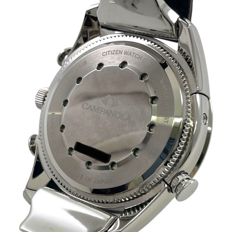 【CITIZEN】シチズン カンパノラ AH4080-01Z 腕時計 ステンレススチール メンズ CAMPANOLA 深緋(こきあけ)6772-T025315 グランドコンプリケーション