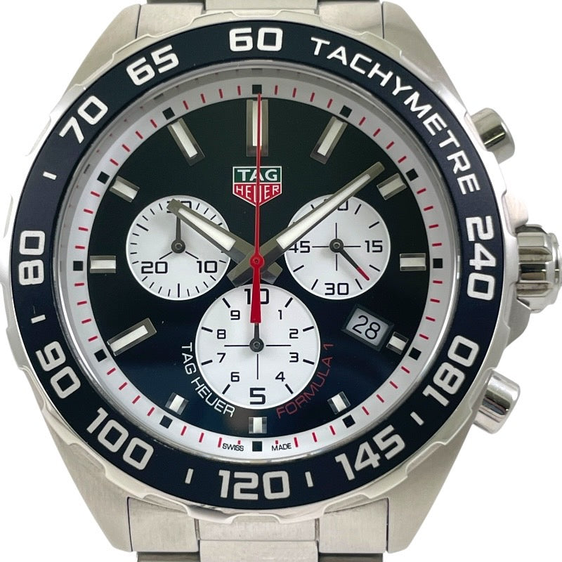 【TAG HEUER】タグホイヤー フォーミュラ1 CAZ101E.BA0842 腕時計 ステンレススチール メンズ クロノグラフ クォーツ 黒文字盤