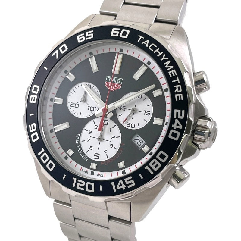 【TAG HEUER】タグホイヤー フォーミュラ1 CAZ101E.BA0842 腕時計 ステンレススチール メンズ クロノグラフ クォーツ 黒文字盤
