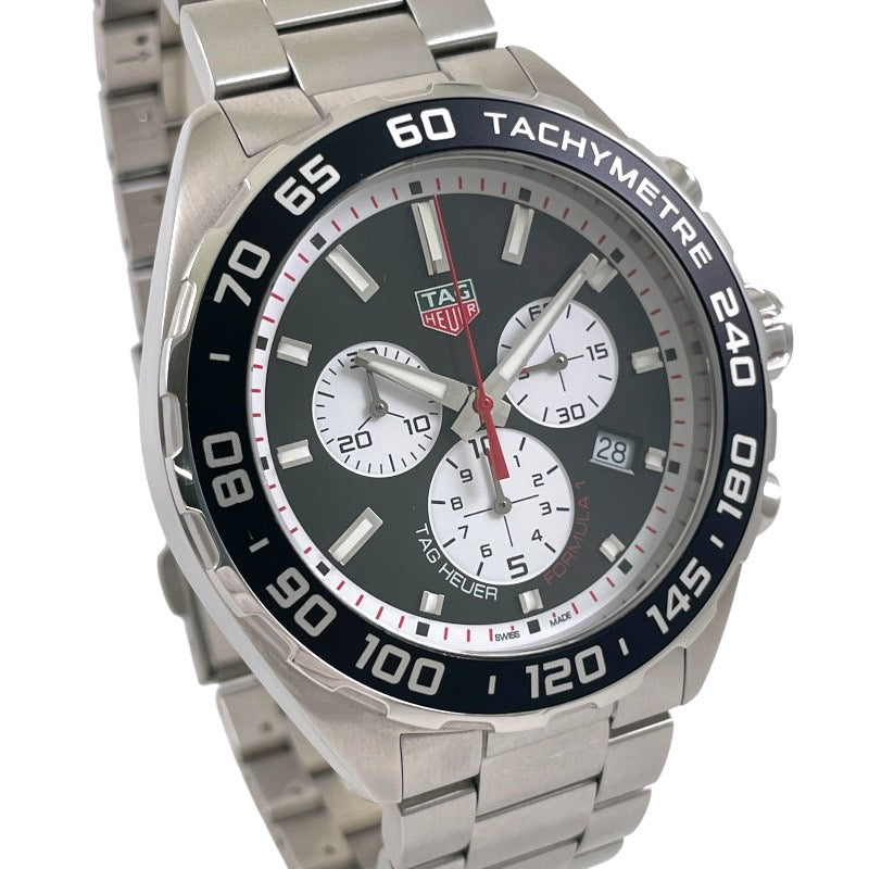 【TAG HEUER】タグホイヤー フォーミュラ1 CAZ101E.BA0842 腕時計 ステンレススチール メンズ クロノグラフ クォーツ 黒文字盤