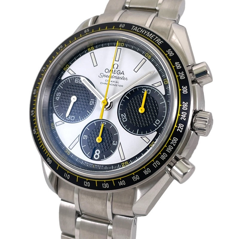 【OMEGA】オメガ スピードマスター レーシング 326.30.40.50.04.001 腕時計 ステンレススチールメンズ クロノグラフ パンダ 白文字盤