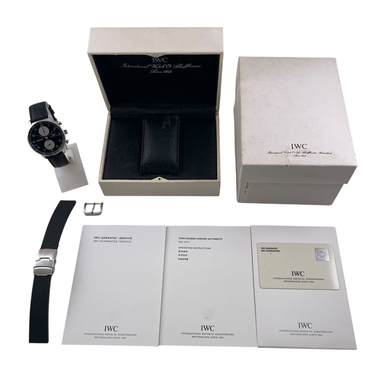 【IWC】インターナショナルウォッチカンパニー ポルトギーゼ IW371404 腕時計 ステンレススチール メンズ クロノグラフ スモセコ スモールセコンド