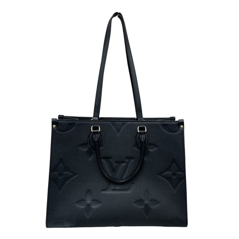 【LOUIS VUITTON】ルイ・ヴィトン オンザゴーMM M45595 ハンドバッグ レザーレディース モノグラム アンプラント 2WAY ショルダー 黒 ノワール