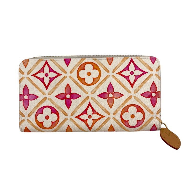 【LOUIS VUITTON】ルイ・ヴィトン ジッピーウォレット M11455 長財布 レディース LV バイザプール コレクション コーラル ラウンドファスナー