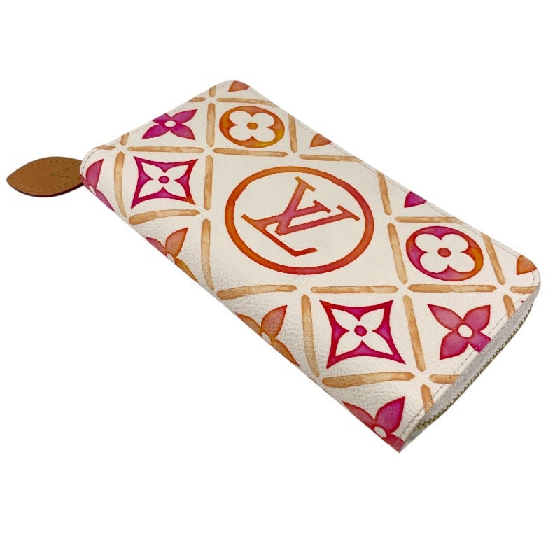 【LOUIS VUITTON】ルイ・ヴィトン ジッピーウォレット M11455 長財布 レディース LV バイザプール コレクション コーラル ラウンドファスナー