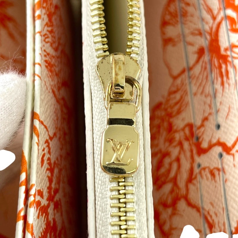 【LOUIS VUITTON】ルイ・ヴィトン ジッピーウォレット M11455 長財布 レディース LV バイザプール コレクション コーラル ラウンドファスナー