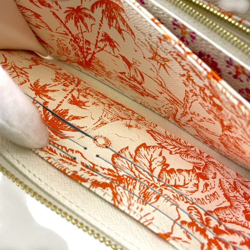 【LOUIS VUITTON】ルイ・ヴィトン ジッピーウォレット M11455 長財布 レディース LV バイザプール コレクション コーラル ラウンドファスナー