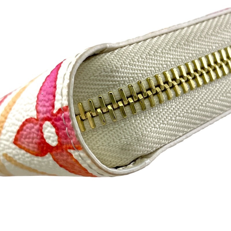 【LOUIS VUITTON】ルイ・ヴィトン ジッピーウォレット M11455 長財布 レディース LV バイザプール コレクション コーラル ラウンドファスナー