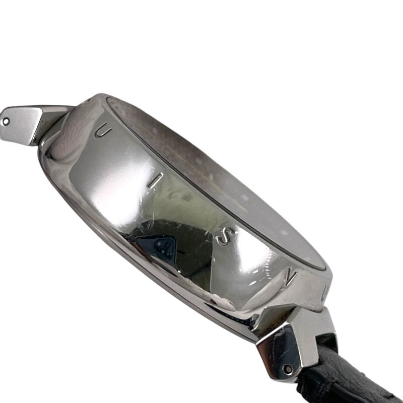 【LOUIS VUITTON】ルイ・ヴィトン タンブール クロノグラフ Q1121 腕時計 メンズ 自動巻き モノグラムベルト