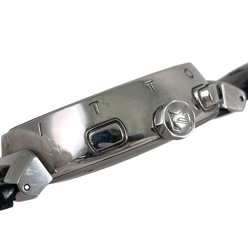 【LOUIS VUITTON】ルイ・ヴィトン タンブール クロノグラフ Q1121 腕時計 メンズ 自動巻き モノグラムベルト