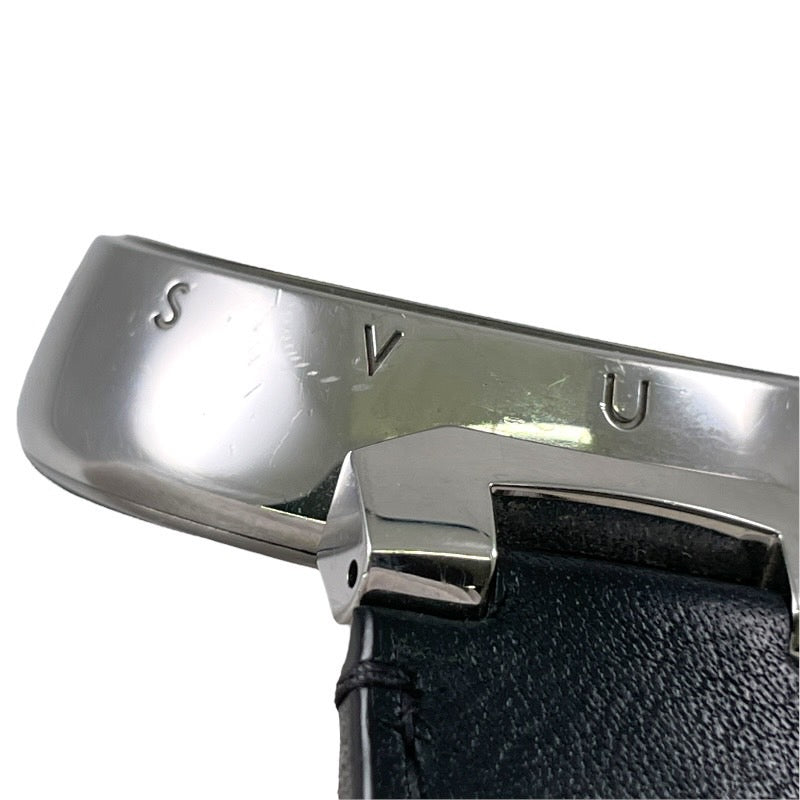 【LOUIS VUITTON】ルイ・ヴィトン タンブール クロノグラフ Q1121 腕時計 メンズ 自動巻き モノグラムベルト