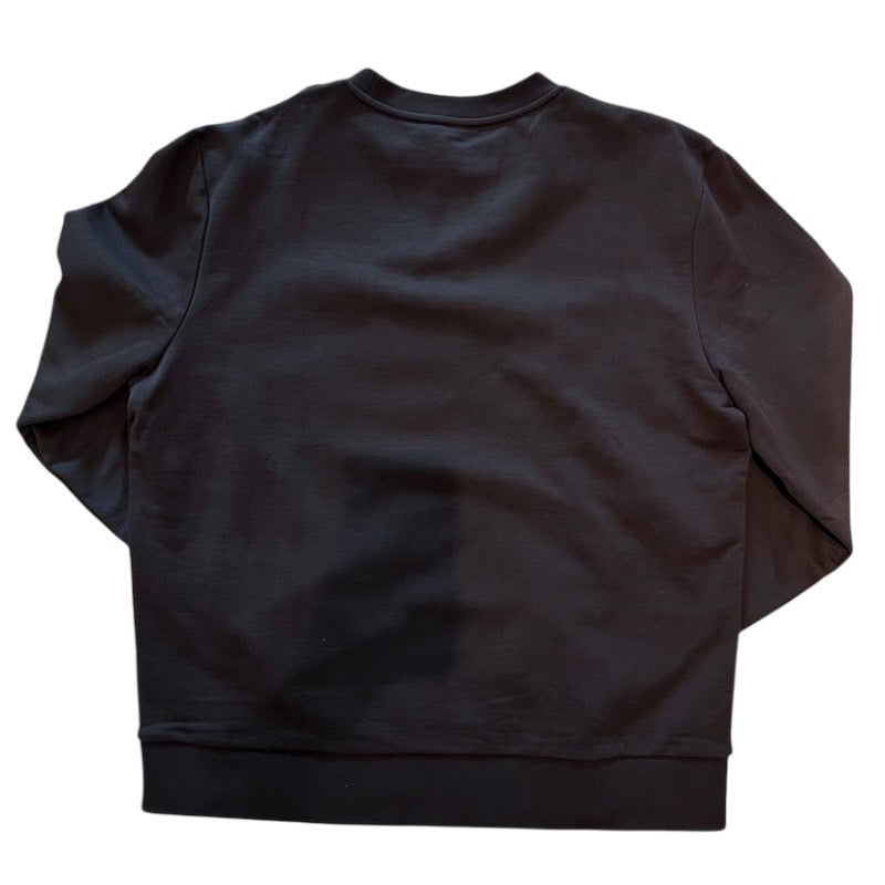 【中古】【MONCLER】モンクレール MAGLIA GIROCOLLO スウェット コットンメンズ トレーナー 黒 ブラック