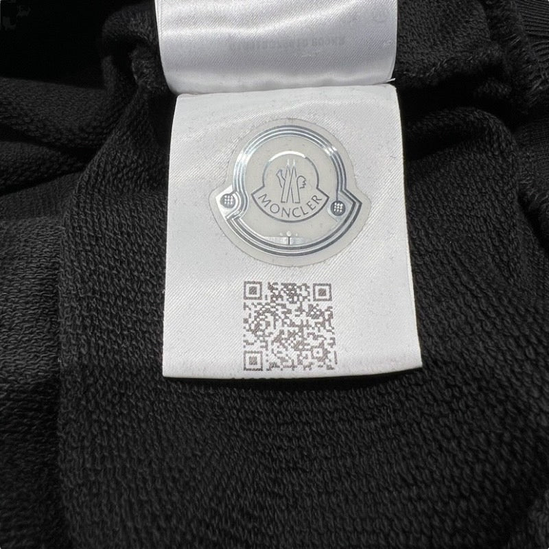【中古】【MONCLER】モンクレール MAGLIA GIROCOLLO スウェット コットンメンズ トレーナー 黒 ブラック