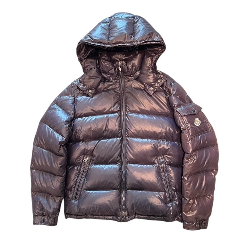 【MONCLER】モンクレール MAYA GIUBBOTTO ダウンジャケットメンズ サイズ3 フード ネイビー 紺 マヤ