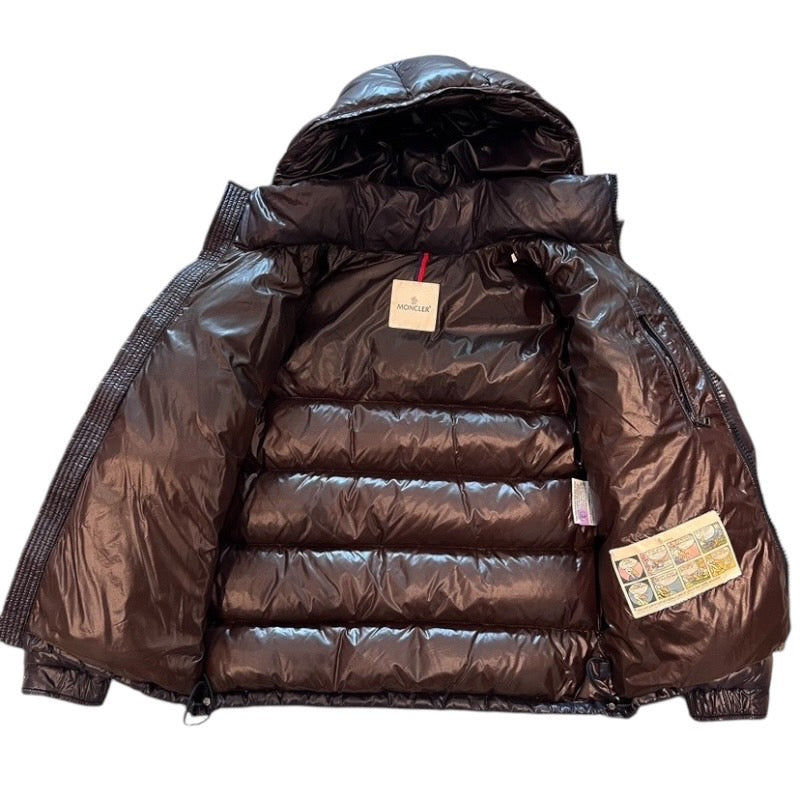 【MONCLER】モンクレール MAYA GIUBBOTTO ダウンジャケットメンズ サイズ3 フード ネイビー 紺 マヤ