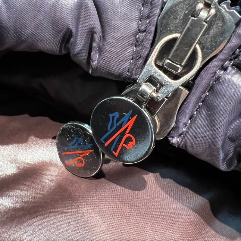 【MONCLER】モンクレール MAYA GIUBBOTTO ダウンジャケットメンズ サイズ3 フード ネイビー 紺 マヤ