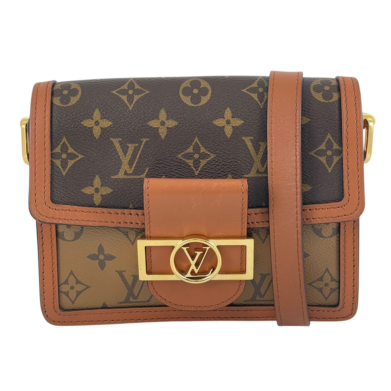 LOUIS VUITTON】ルイ・ヴィトン ドーフィーヌMINI M45959 ショルダーバッグ レザーレディース モノグラム リバース