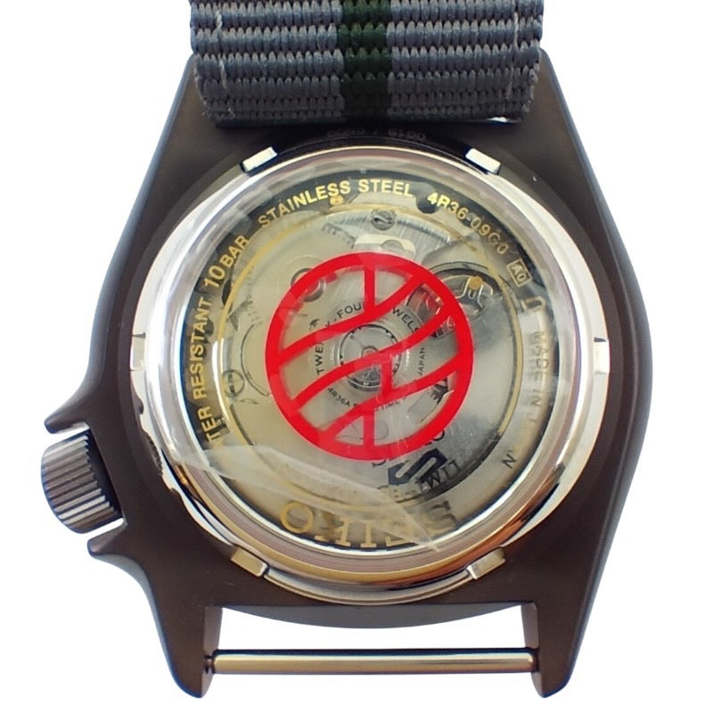 【SEIKO】セイコー セイコー5 ナルト&ボルトコラボ SBSA097(4R36-09G0) 腕時計 メンズ  奈良シカマル