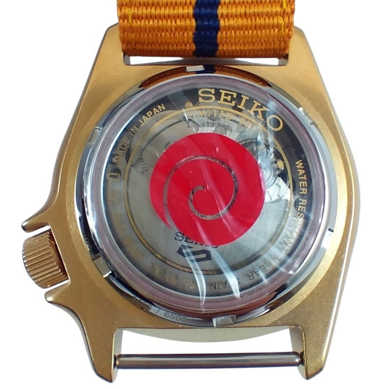 【SEIKO】セイコー セイコー5 ナルト&ボルトコラボ うずまきナルト SBSA092(4R36-1080) 腕時計 メンズ NARUTO