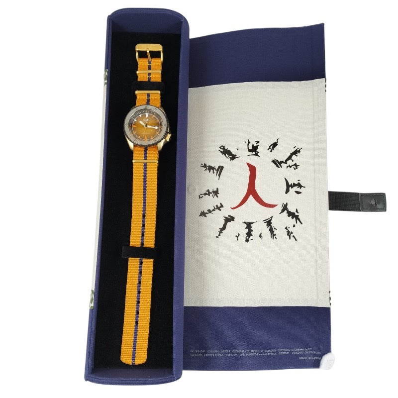 【SEIKO】セイコー セイコー5 ナルト&ボルトコラボ うずまきナルト SBSA092(4R36-1080) 腕時計 メンズ NARUTO