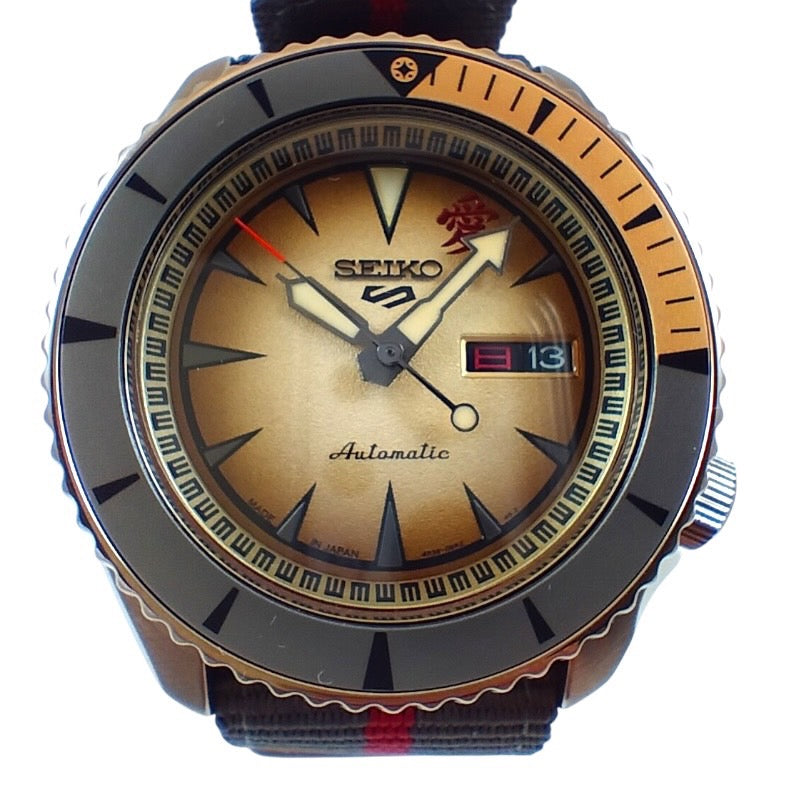 【SEIKO】セイコー 5スポーツ  SBSA093 腕時計 ステンレススチール メンズ 自動巻き NARUTO&BORUTO ナルト&ボルト コラボレーション限定 我愛羅