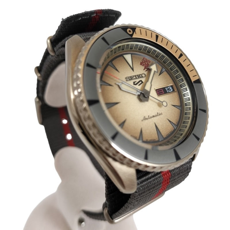【SEIKO】セイコー 5スポーツ  SBSA093 腕時計 ステンレススチール メンズ 自動巻き NARUTO&BORUTO ナルト&ボルト コラボレーション限定 我愛羅