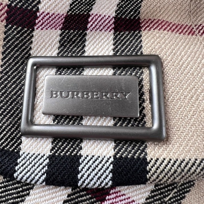 【中古】【BURBERRY】バーバリー バーバリーチェック キャップ コットン ユニセックス 帽子