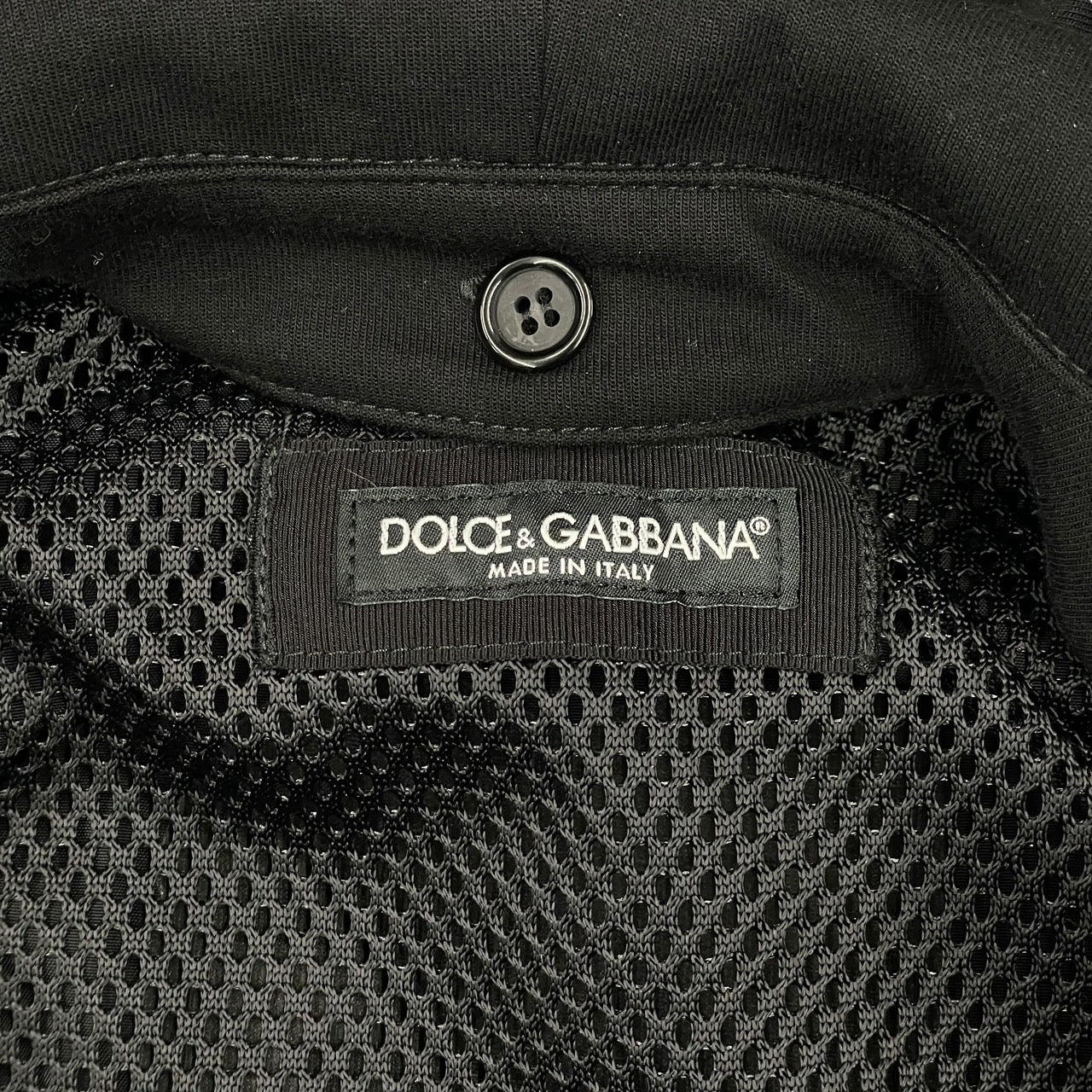 【DOLCE&GABBANA】ドルチェアンドガッバーナ ボンバージャケット G9UI3Z ブルゾン ナイロンメンズ ジップアップ メッシュ ブラック