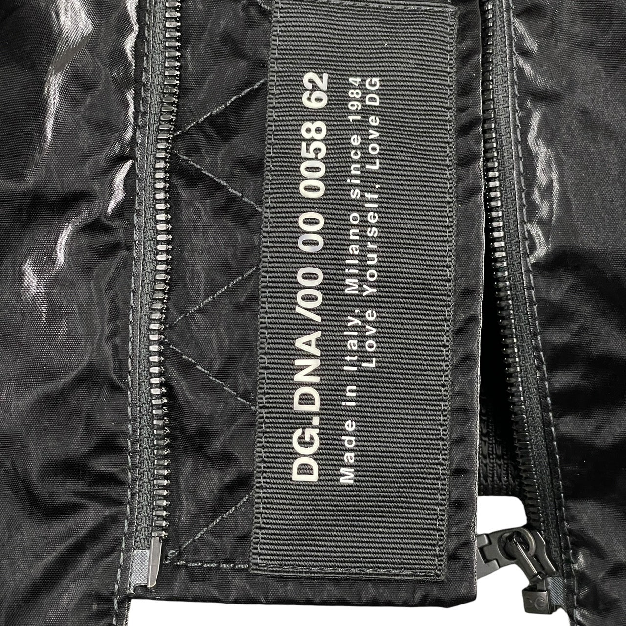 【DOLCE&GABBANA】ドルチェアンドガッバーナ ボンバージャケット G9UI3Z ブルゾン ナイロンメンズ ジップアップ メッシュ ブラック