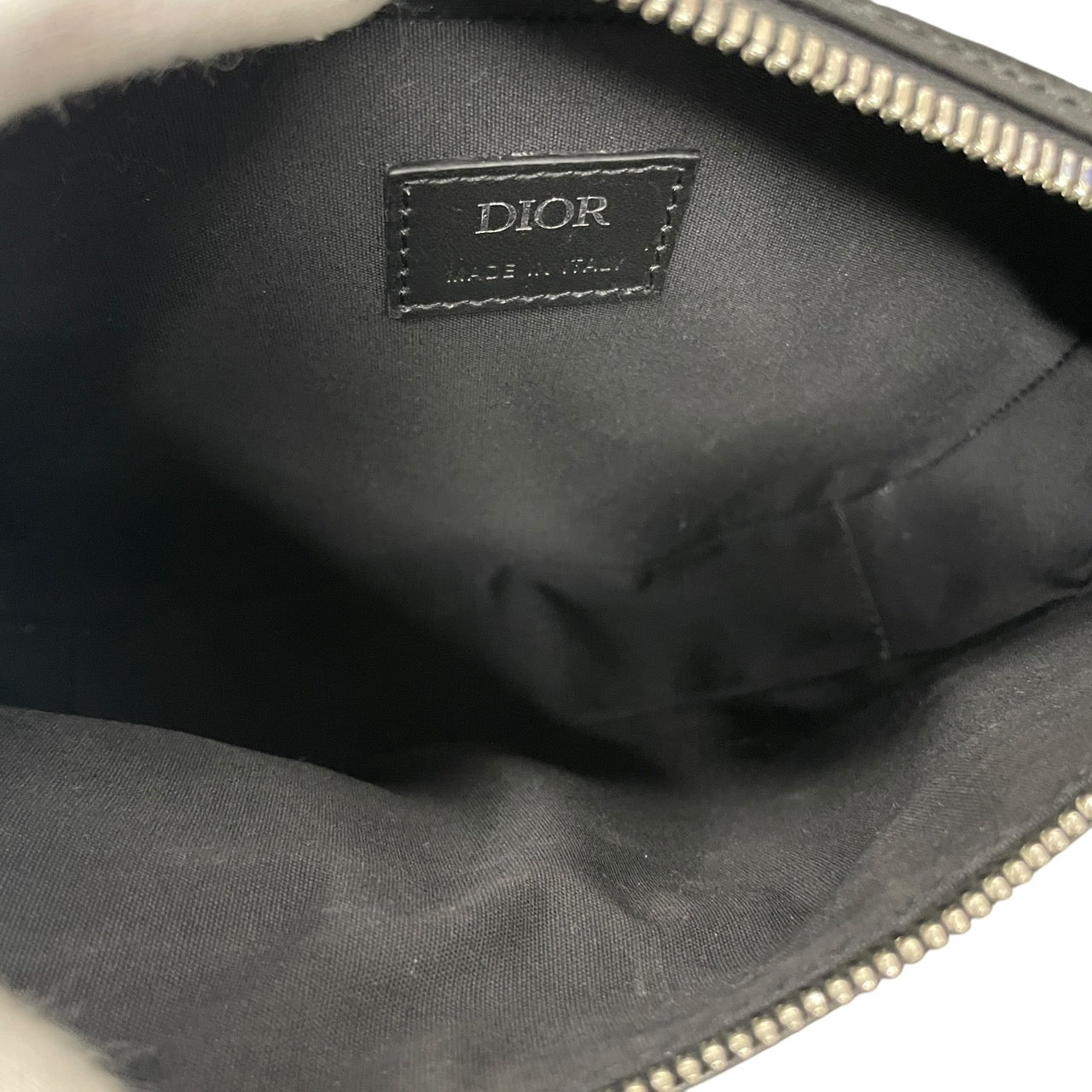 【Christian Dior】クリスチャンディオール サファリ 1ESPO206VPI ショルダーバッグ レザー メンズ オブリーク ギャラクシー ポシェット ブラック