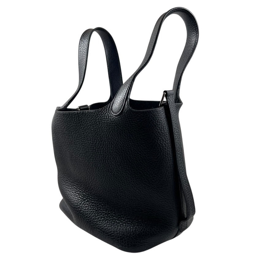 【HERMES】エルメス ピコタンPM ハンドバッグ トリヨンクレマンスレディース ピコタン18 黒 ブラック