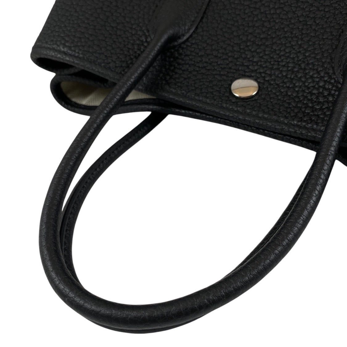 【HERMES】エルメス ガーデンパーティTPM ハンドバッグ ネゴンダ レディース U刻印(2022年) 黒 ブラック トート