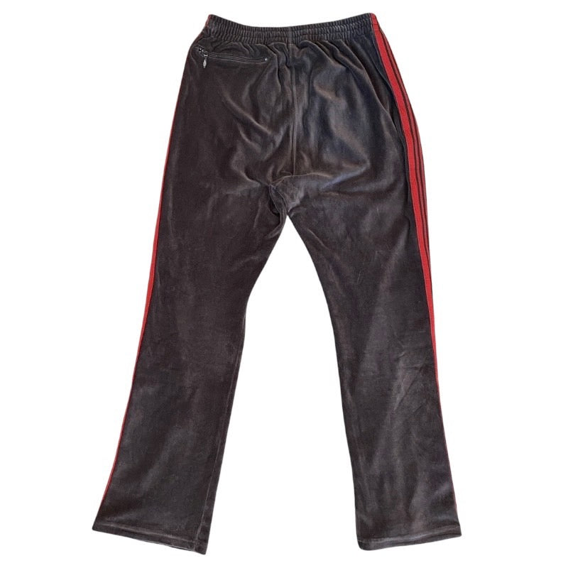 【NEEDLES】ニードルズ パンツ コットンメンズ ベロア トラックパンツ グレー ジャージ