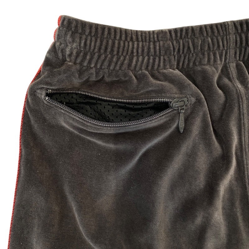 【NEEDLES】ニードルズ パンツ コットンメンズ ベロア トラックパンツ グレー ジャージ