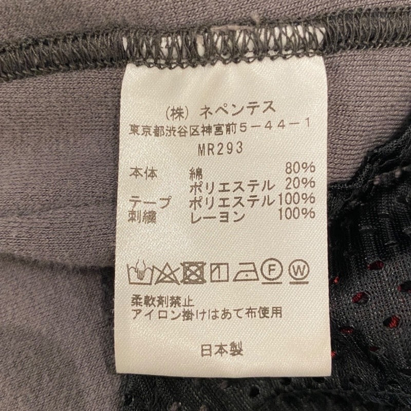 【NEEDLES】ニードルズ パンツ コットンメンズ ベロア トラックパンツ グレー ジャージ